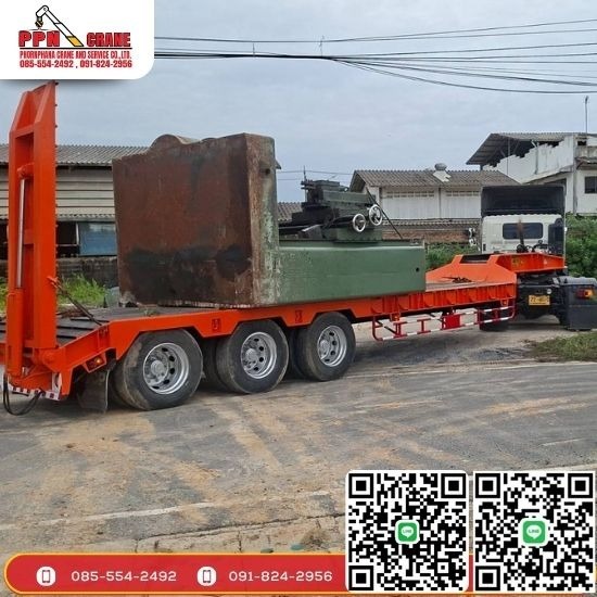 รถเทรลเลอร์โลวเบดรับจ้าง ปทุมธานี - รถเครนให้เช่า ปทุมธานี - พรภนา เครน เซอร์วิส